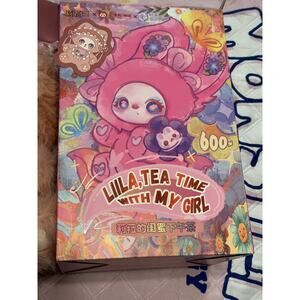 Liila Tea Time With My Girl 600% Series- Pink Kitty Open Box Open Bag with card